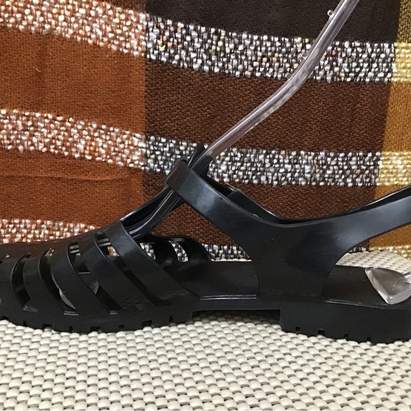 Stefania Shoes Italian Made Jelly Gladiator Footwear Sandals Size EU 41 = US 10 - Picture 6 of 7